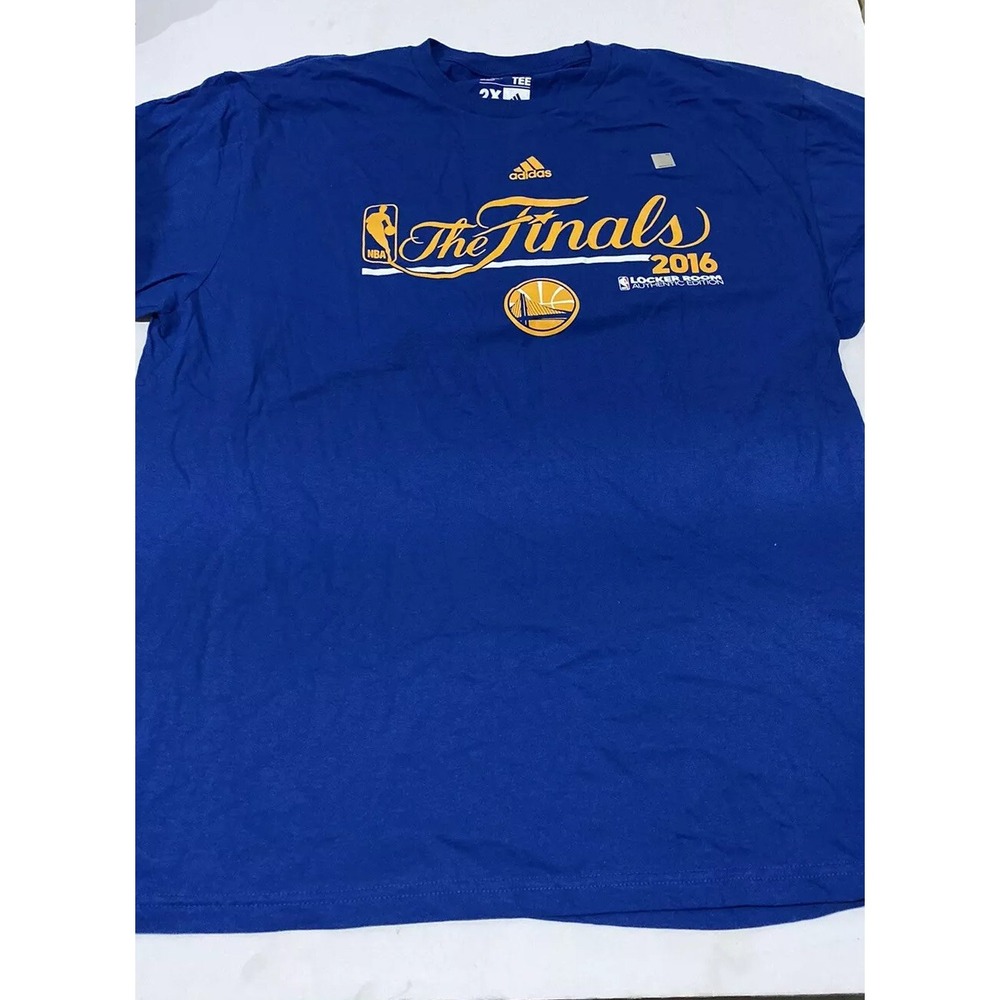 Golden State‎ Warriors Sz 2XL Adidas 2016 The Finals NBA Basketball T-Short